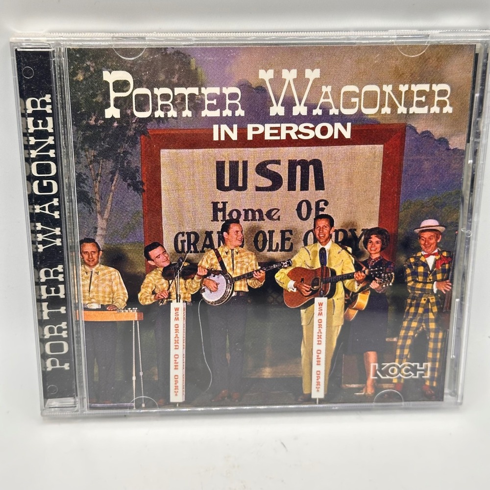Porter Wagoner In Person CD Koch Records Reissue Grand Ole Opry Live KOC-CD-7987